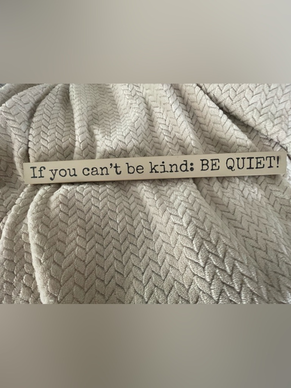 Wooden sign